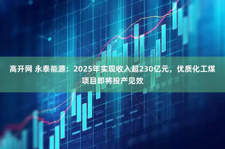 高开网 永泰能源：2025年实现收入超230亿元，优质化工煤项目即将投产见效
